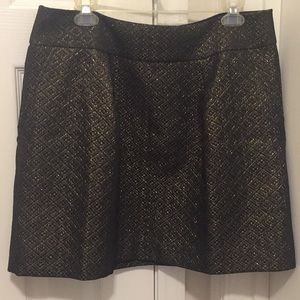 Metallic skirt